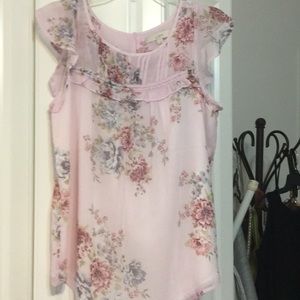 Loft chiffon top